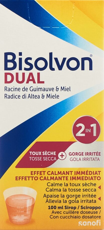 BISOLVON DUAL 2in1 sirop contre la toux fl 100 ml - immagine 2