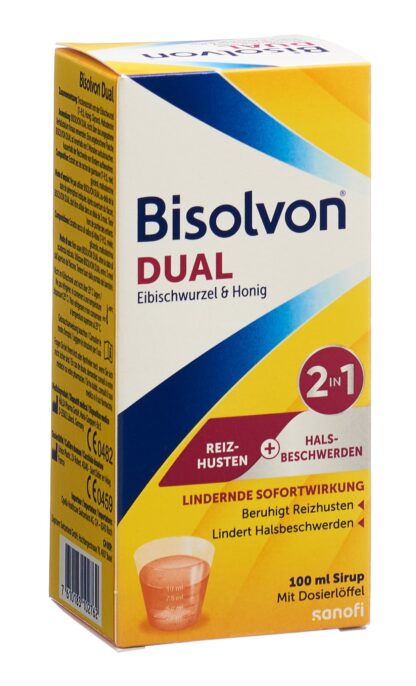 BISOLVON DUAL 2in1 sirop contre la toux fl 100 ml - immagine 3