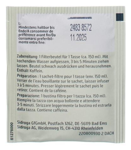 SIDROGA thé vert bio sach 20 pce - immagine 8