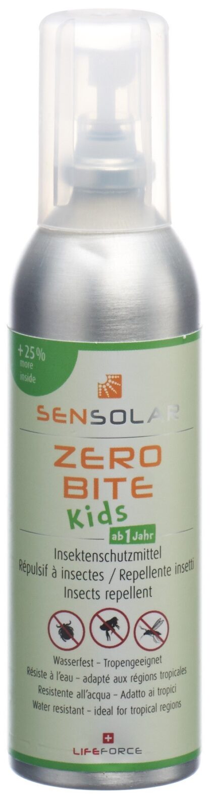 SENSOLAR zero bite kids moustiq insect prot 100 ml - immagine 2