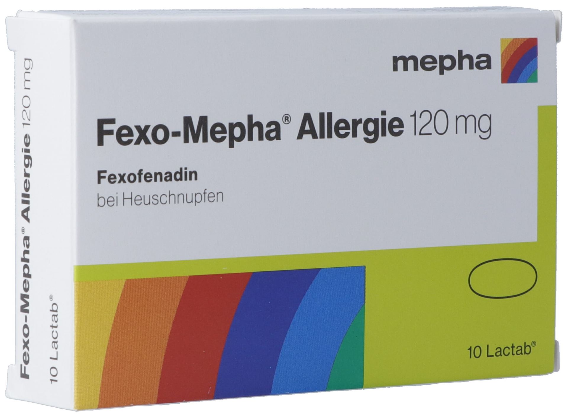 FEXO Mepha Allergie Lactab 120 mg 10 pce - immagine 2