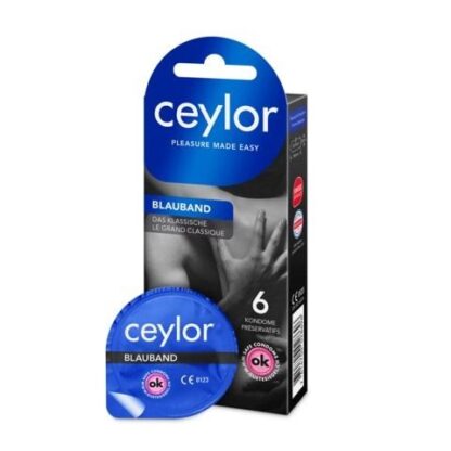 CEYLOR Bande bleue préservatif a réserv (n) 6 pce - immagine 2