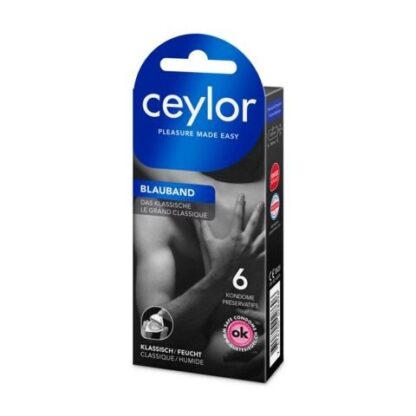 CEYLOR Bande bleue préservatif a réserv (n) 6 pce