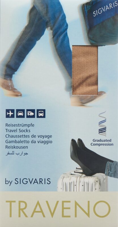 SIGVARIS Traveno A-D Gr1 36-37 dune 1 paire