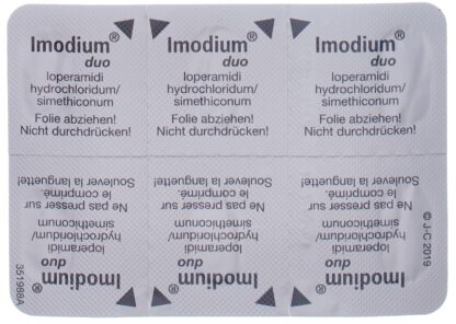IMODIUM Duo (siméticone 125 mg/133 mg) cpr 12 pce - immagine 8