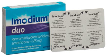 IMODIUM Duo (siméticone 125 mg/133 mg) cpr 12 pce - immagine 6