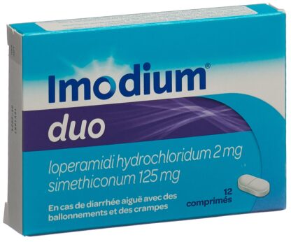 IMODIUM Duo (siméticone 125 mg/133 mg) cpr 12 pce - immagine 4