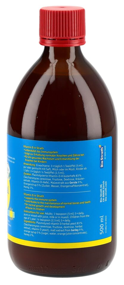 STRATH Original liq Fortifiant avec vit D 500 ml - immagine 5