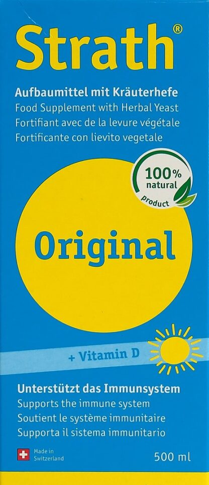 STRATH Original liq Fortifiant avec vit D 500 ml