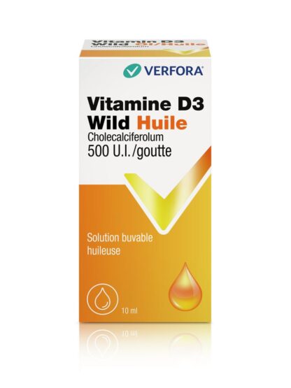 VITAMINE D3 Wild Huile 500 UI/goutte 10 ml - immagine 2
