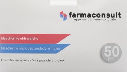FARMACONSULT masque méd jet type IIR VB bl 50 pce