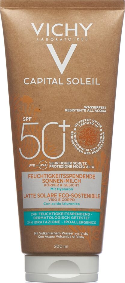 VICHY Capital Soleil Eco lait SPF50 tb 200 ml