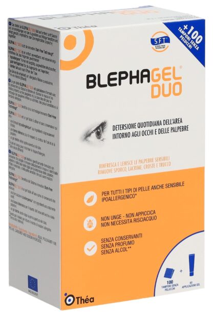 BLEPHAGEL duo gel 30g + 100 compresses - immagine 4