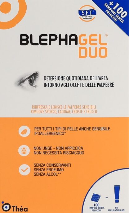 BLEPHAGEL duo gel 30g + 100 compresses - immagine 2