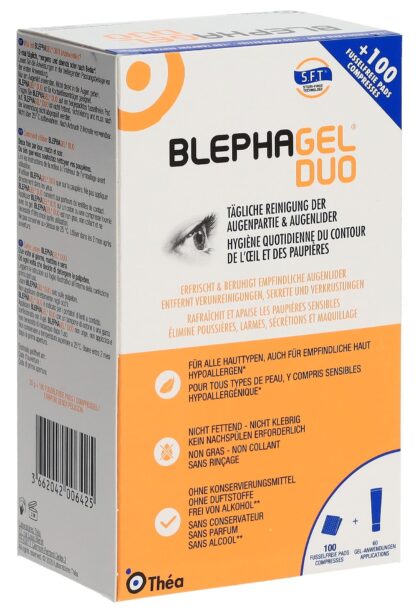 BLEPHAGEL duo gel 30g + 100 compresses - immagine 3