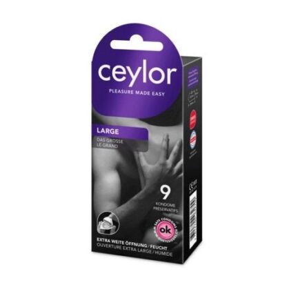 CEYLOR Large préservatif 9 pce