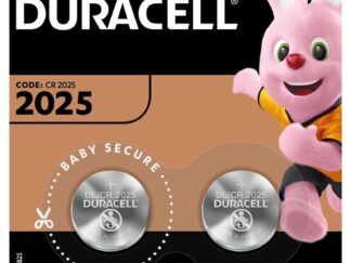 DURACELL pile CR2025 3V lithium B2 XL 2 pce