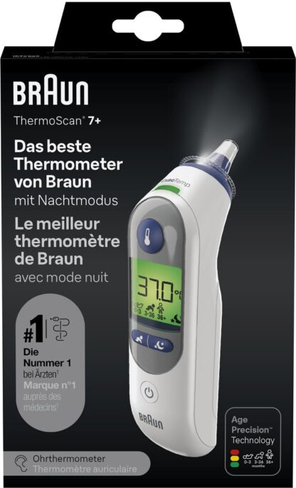 BRAUN ThermoScan 7 + IRT 6525 av AgePrecision nuit