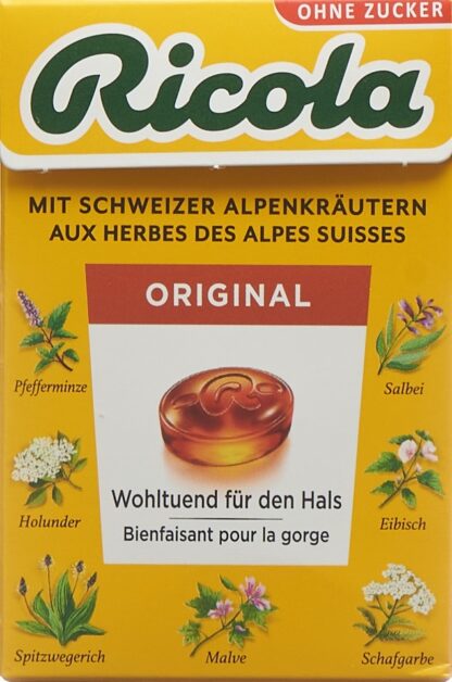 RICOLA original bonbons ss av stevia box 50 g