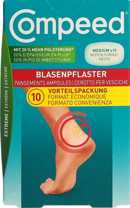 COMPEED pansement ampoules extrême talon 10 pce