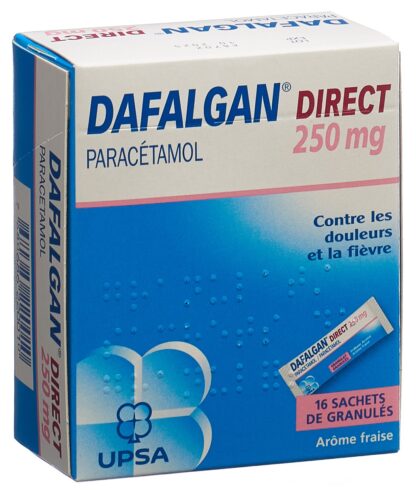 DAFALGAN Direct gran 250 mg fraise sach 16 pce - immagine 4