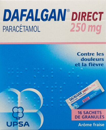 DAFALGAN Direct gran 250 mg fraise sach 16 pce - immagine 2