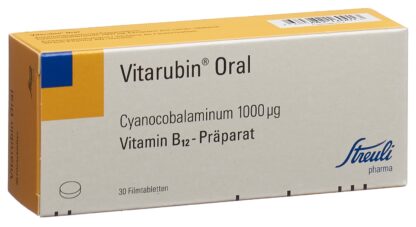 VITARUBIN Oral cpr pell 1000 mcg 30 pce - immagine 3