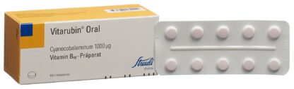 VITARUBIN Oral cpr pell 1000 mcg 100 pce - immagine 5