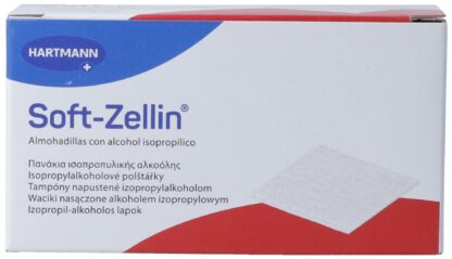 SOFT ZELLIN pads alcool 100 pce