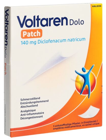 VOLTAREN DOLO patch empl 140 mg sach 5 pce - immagine 2