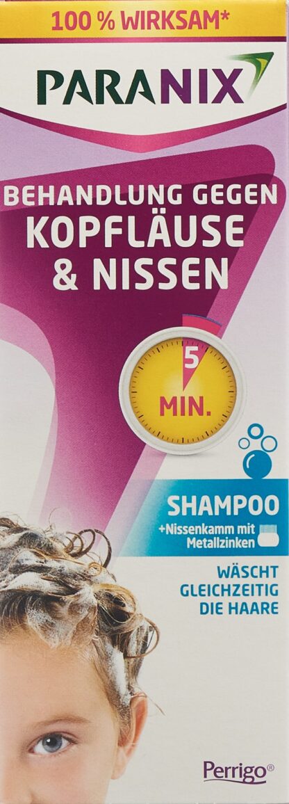 PARANIX 5 minutes shampoo 200 ml + peigne