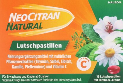 NEOCITRAN Natural pastilles à sucer 16 pce