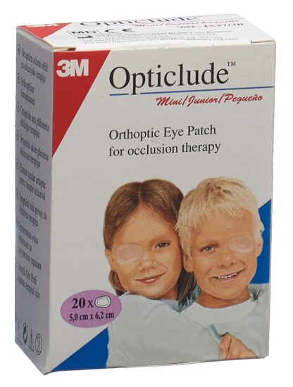 3M OPTICLUDE MINI pans ocul 6x5cm 20 pce - immagine 2