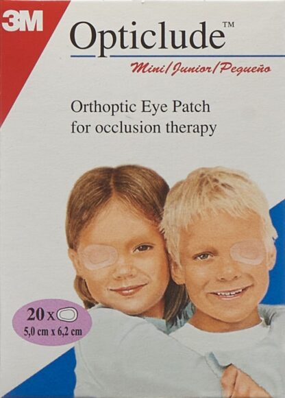 3M OPTICLUDE MINI pans ocul 6x5cm 20 pce