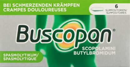 BUSCOPAN supp 10 mg 6 pce