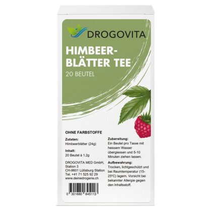 DROGOVITA tisane feuilles framboisier sach 20 pce - immagine 3