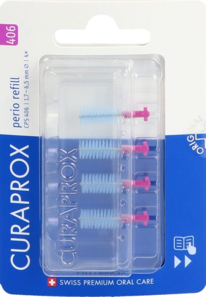CURAPROX CPS 406 Perio refill 4x fushia