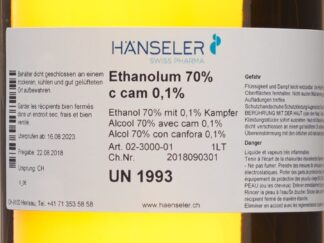HÄNS ethanolum 70 % c cam 0.1% 1 lt
