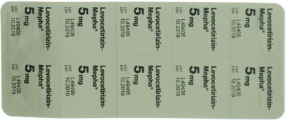 LEVOCETIRIZIN Mepha Lactab 5 mg 10 pce - immagine 4