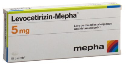 LEVOCETIRIZIN Mepha Lactab 5 mg 10 pce - immagine 2