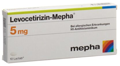LEVOCETIRIZIN Mepha Lactab 5 mg 10 pce