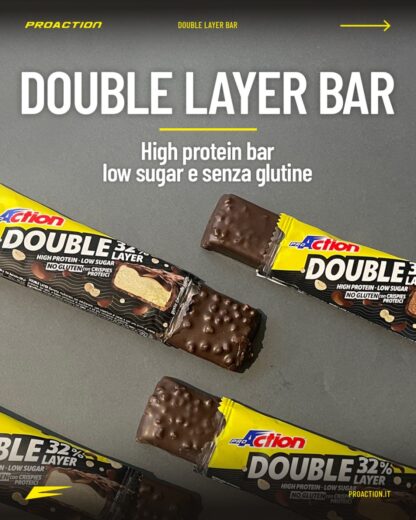 PROACTION Double Layer Bar Nocciola 50 g - immagine 2