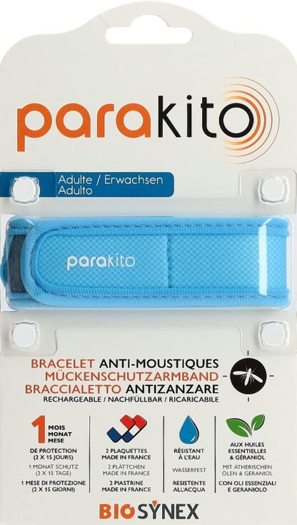 PARAKITO bracelet adulte bleu
