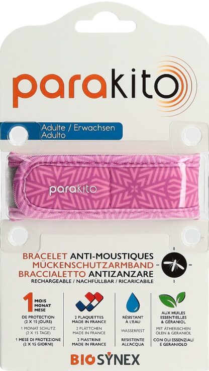 PARAKITO bracelet adulte graphic violet