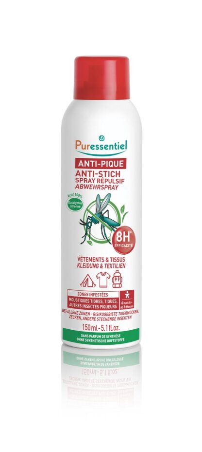 PURESSENTIEL spr répul anti-pique vêtements 150 ml