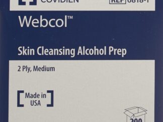 WEBCOL tampons alcool 3.3x3.1cm stérile 200 pce