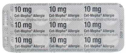 CET Mepha Allergie cpr pell 10 mg 10 pce - immagine 8
