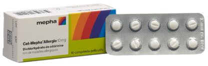 CET Mepha Allergie cpr pell 10 mg 10 pce - immagine 6