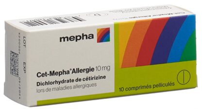 CET Mepha Allergie cpr pell 10 mg 10 pce - immagine 4