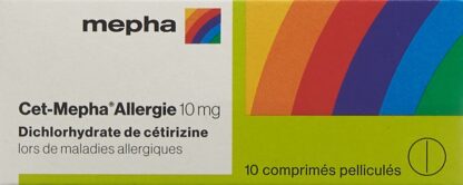 CET Mepha Allergie cpr pell 10 mg 10 pce - immagine 2